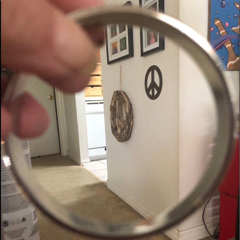 stainless steel bracelet/ponytail holder